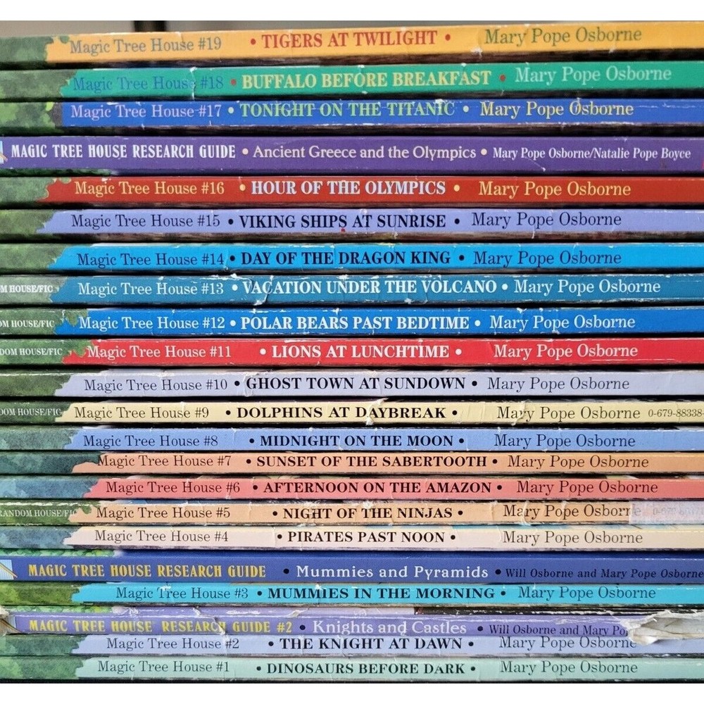 HUGE LOT of 63 Magic Tree House Books - 1-55 COMPLETE!!